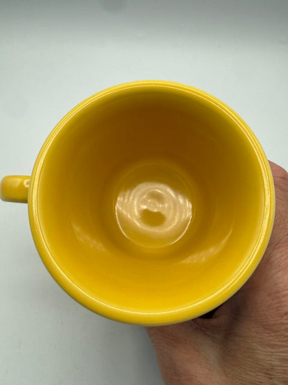 HLC Fiesta Daffodil Yellow Mug with Bumble Bees /rc