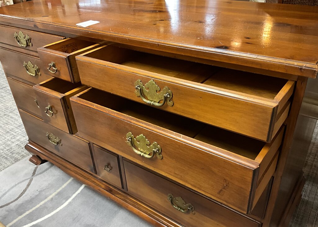 Antique Pine Shop Buffet