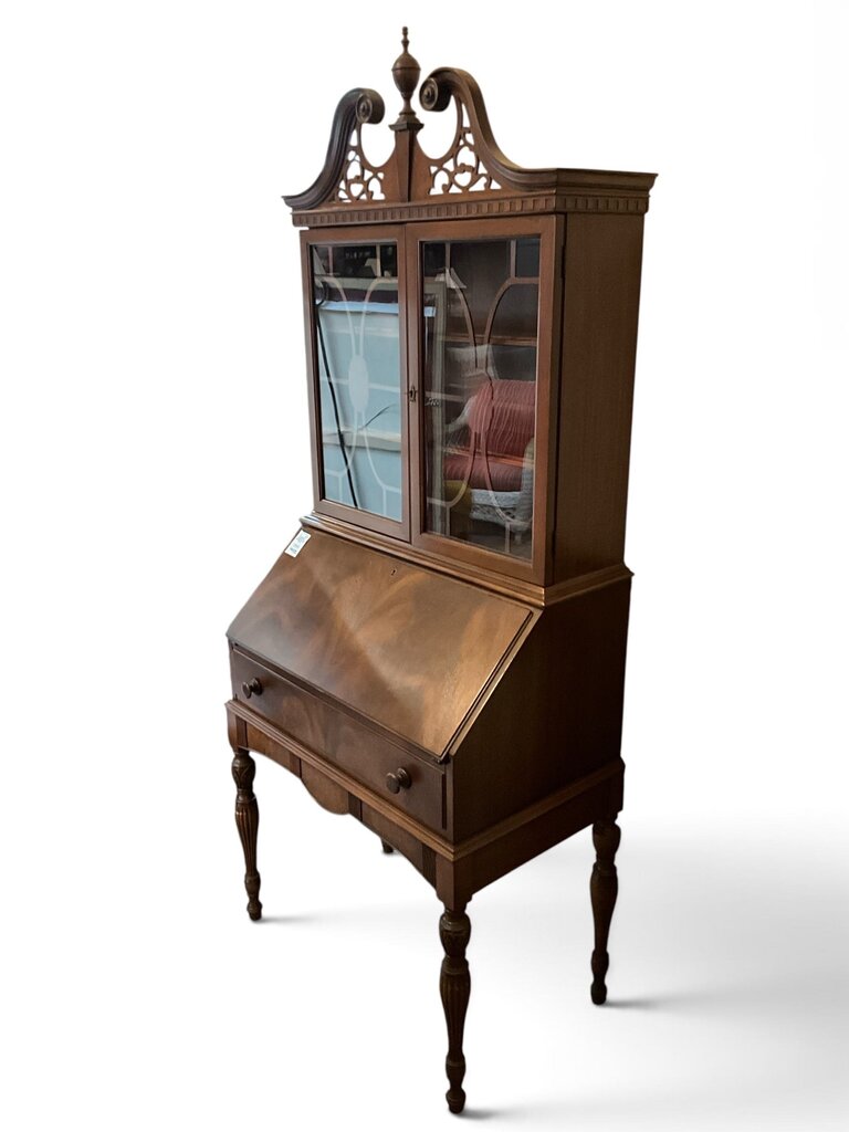 Berkley & Gay Mahogany Secretary Hutch
