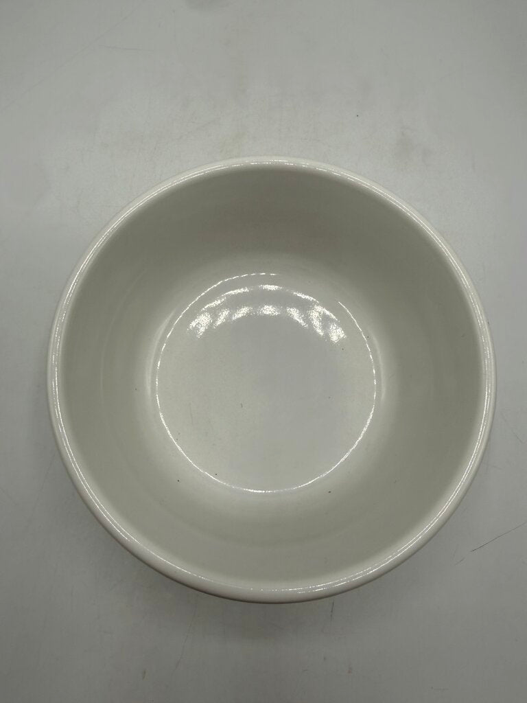 Homer Laughlin Fiestaware White Snowmen Gusto Bowl /rc