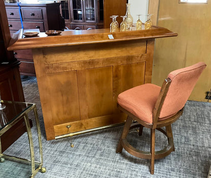 Bar W/Brass Footrest