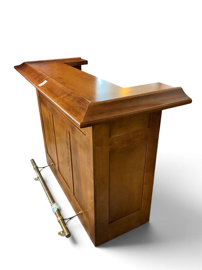 Bar W/Brass Footrest