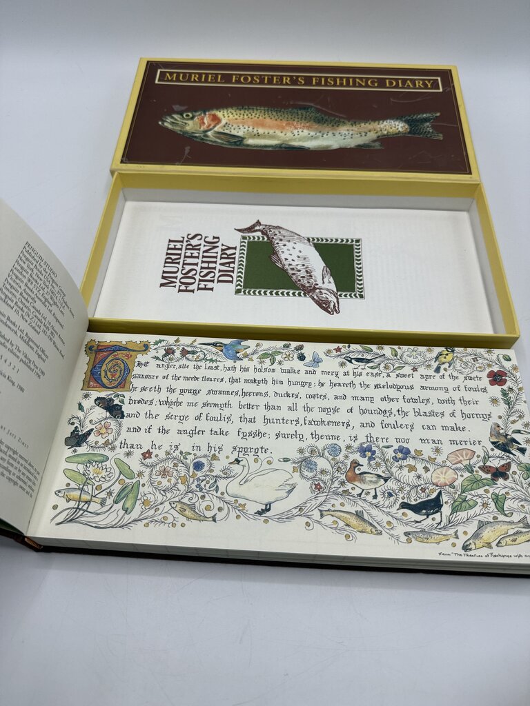 Muriel Foster’s Fishing Diary by Muriel Foster 1996 Box Set /ro