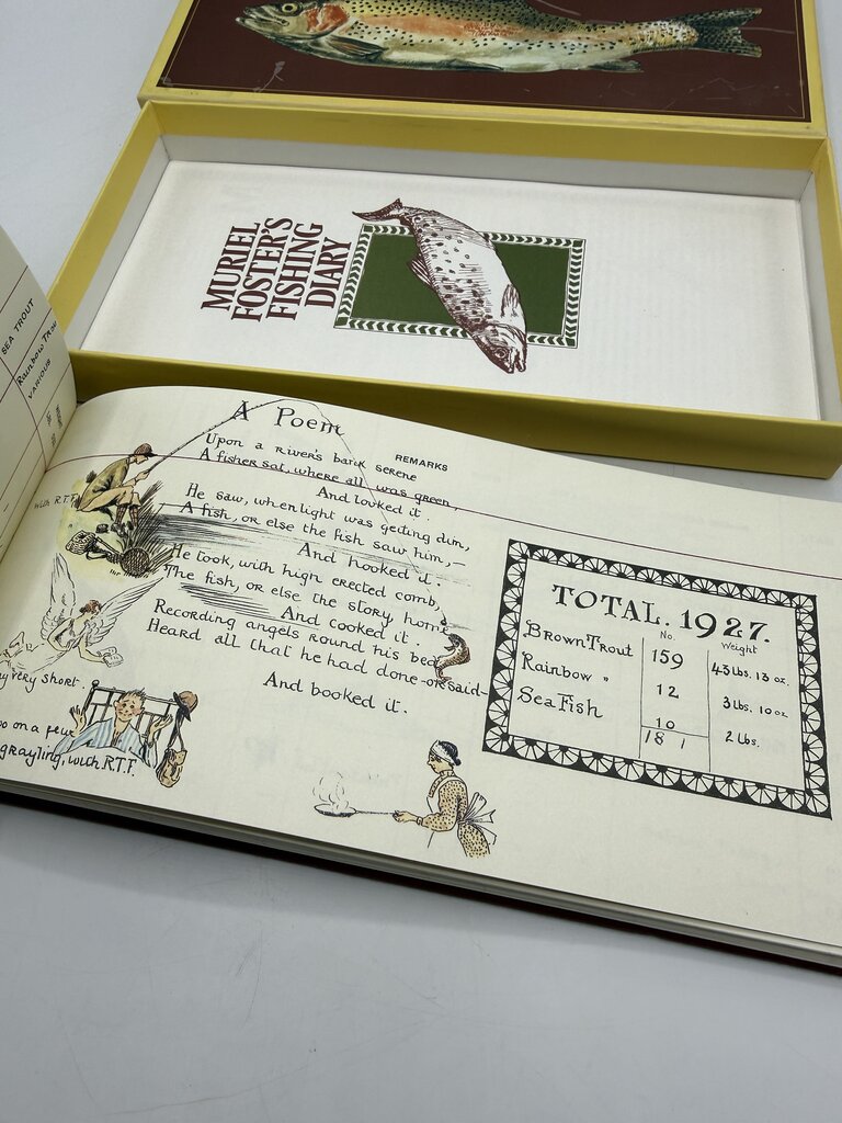 Muriel Foster’s Fishing Diary by Muriel Foster 1996 Box Set /ro