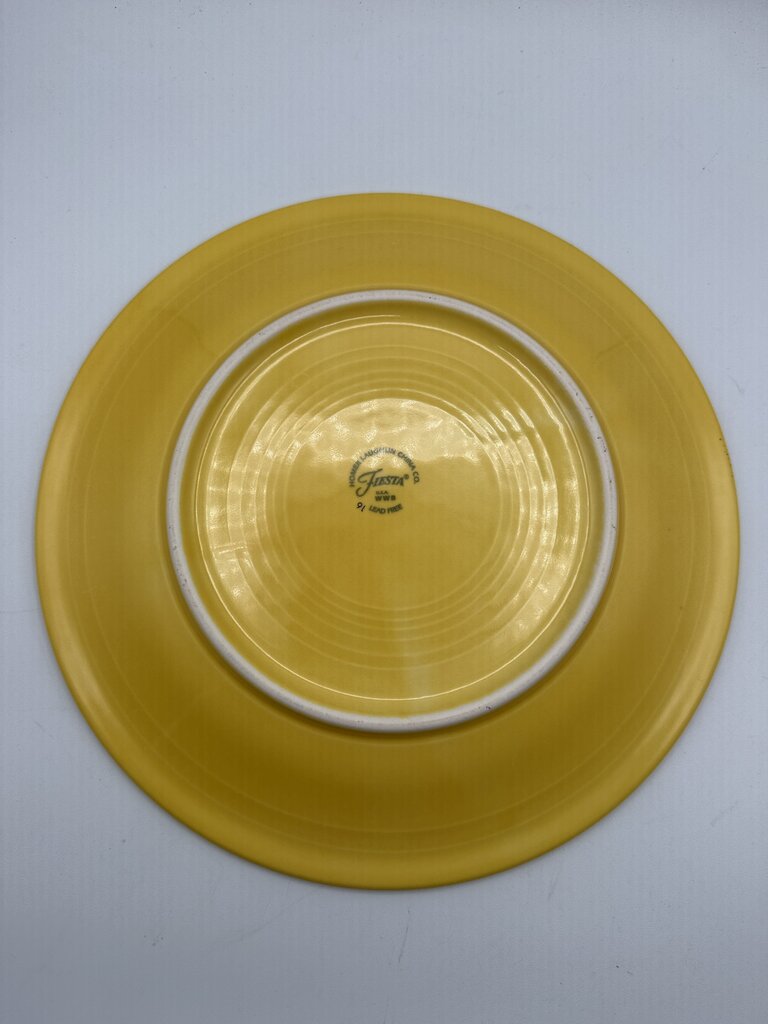 Fiesta HLC Sunflower Yellow Dinner Plate BumbleBee /rc