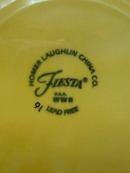 Fiesta HLC Sunflower Yellow Dinner Plate BumbleBee /rc