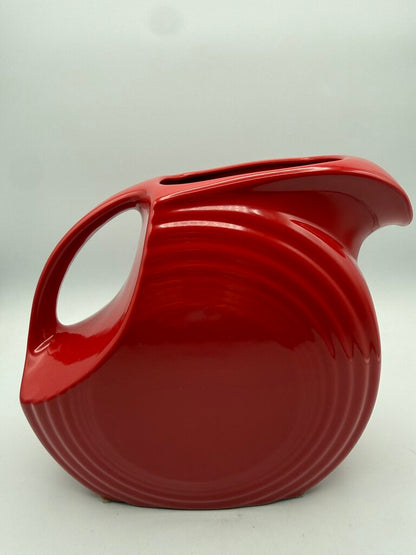 Fiesta Scarlet Red 2 Quart Disc Water/Juice Pitcher /rb