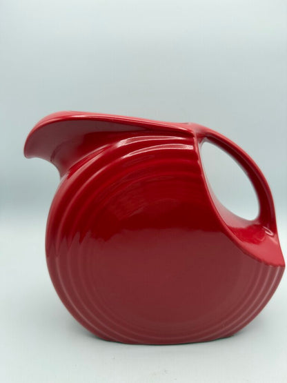 Fiesta Scarlet Red 2 Quart Disc Water/Juice Pitcher /rb
