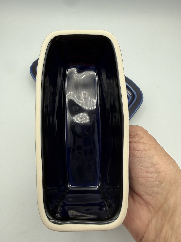 Fiesta Cobalt Blue Butter Dish w/Lid /rb
