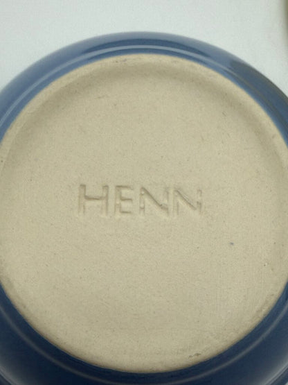Set of 5 Henn Pottery Solid Color Bowls 4.5” Diameter /roh