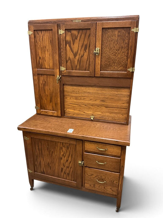 Antique Wooden Hoosier Cabinet