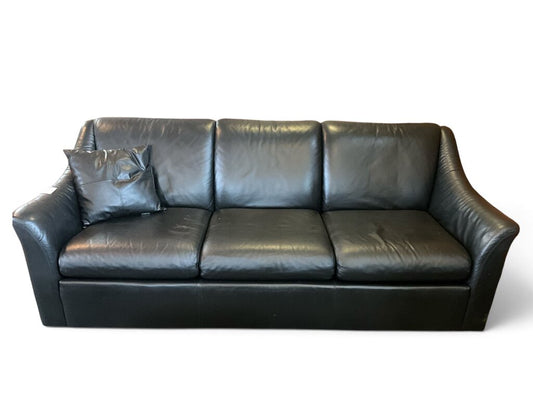 Black Leather Sofa