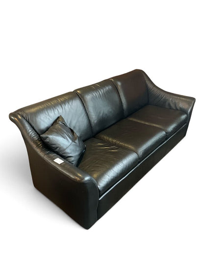 Black Leather Sofa