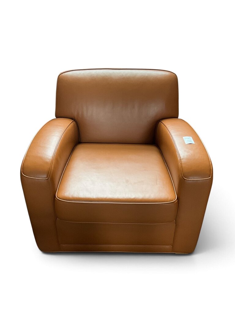 Cognac Leather Arm Chair