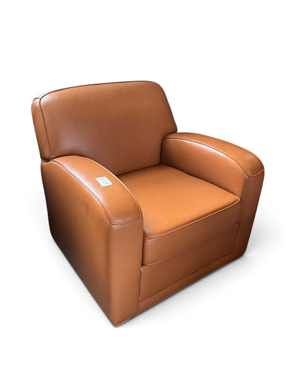 Cognac Leather Arm Chair