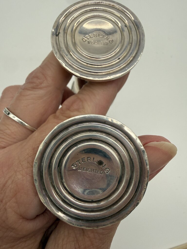 VTG Sterling Silver Salt & Pepper Shakers 68 grams /ro