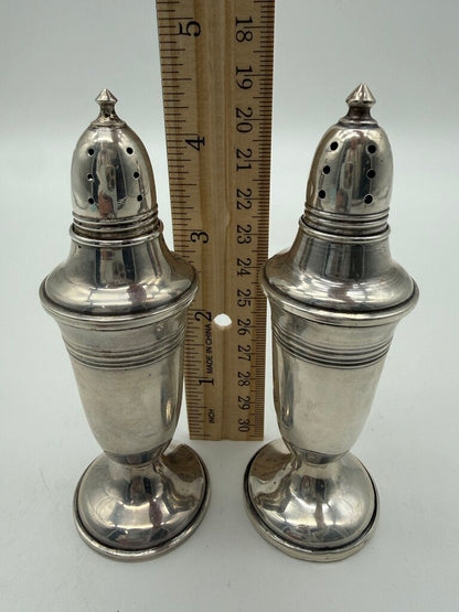 VTG Sterling Silver Salt & Pepper Shakers 68 grams /ro