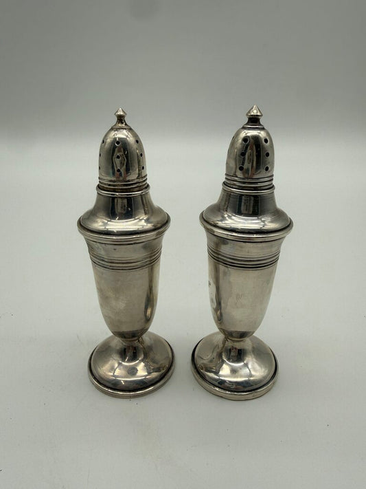 VTG Sterling Silver Salt & Pepper Shakers 68 grams /ro