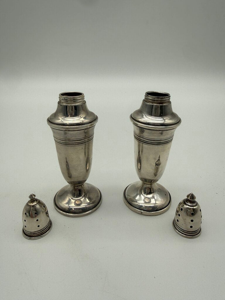 VTG Sterling Silver Salt & Pepper Shakers 68 grams /ro