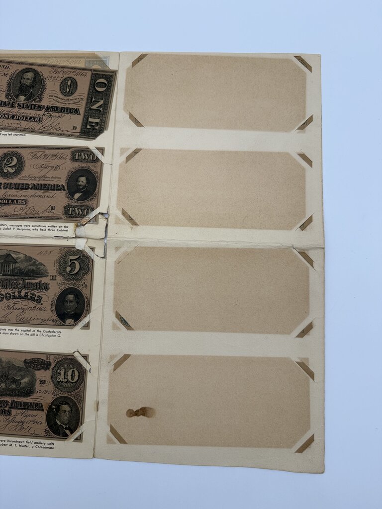 Album For Reproduction of Confederate Currency /ro