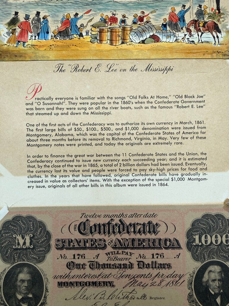 Album For Reproduction of Confederate Currency /ro
