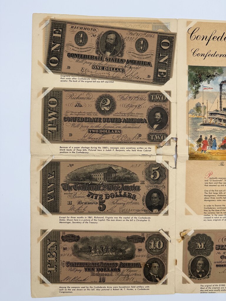Album For Reproduction of Confederate Currency /ro