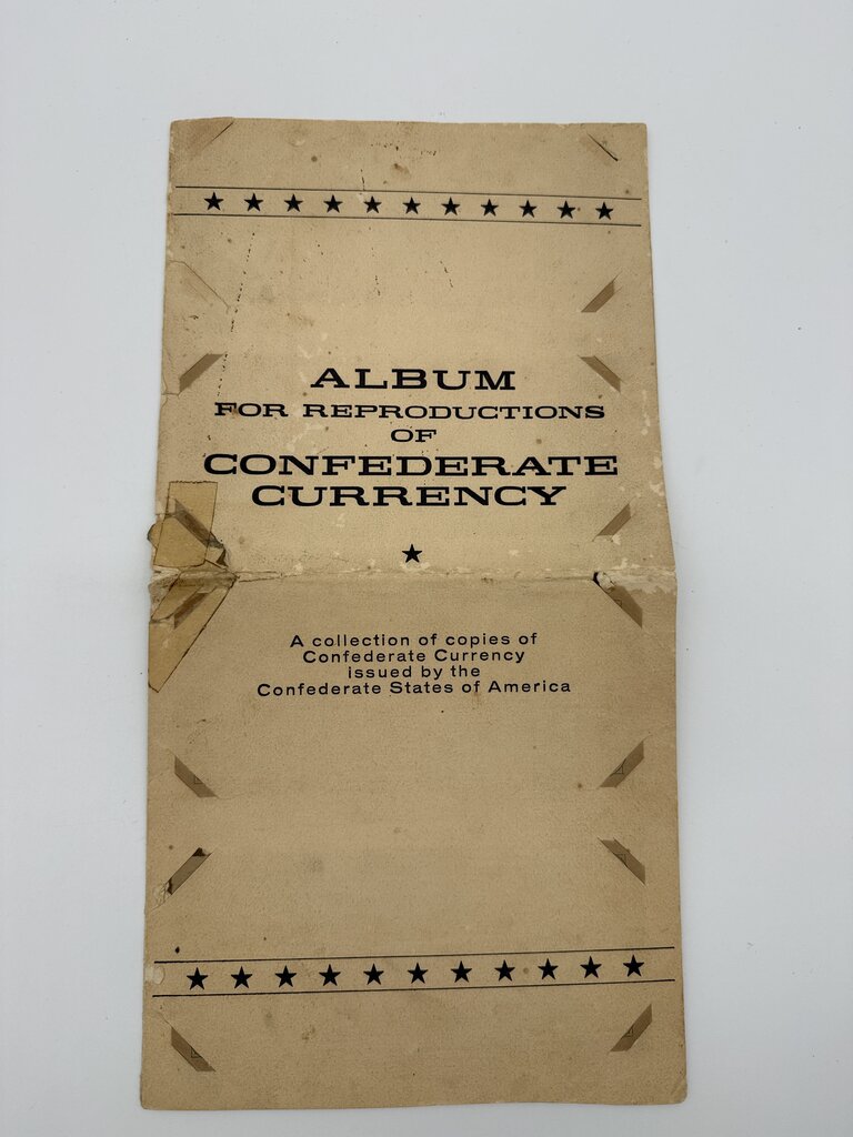 Album For Reproduction of Confederate Currency /ro