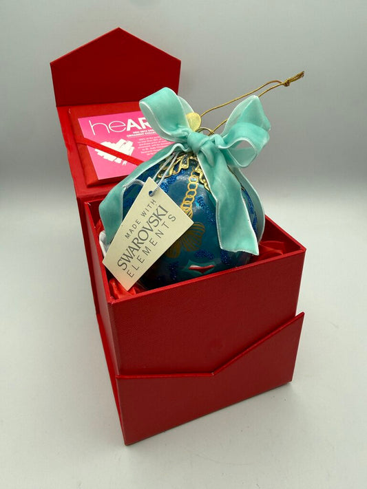 Swarovski Elements 2012 HeART Designer Ornament /ro