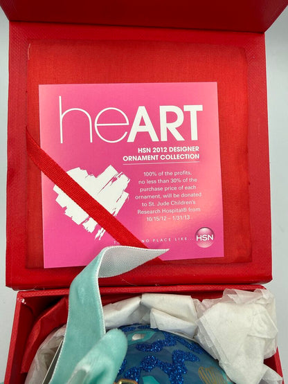 Swarovski Elements 2012 HeART Designer Ornament /ro