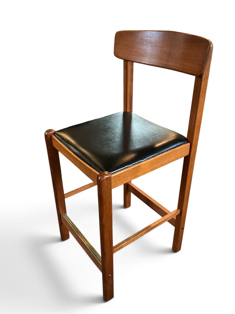 Pair of Mid-Century Danish Bar Stools