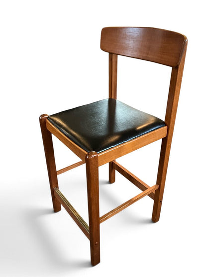 Pair of Mid-Century Danish Bar Stools