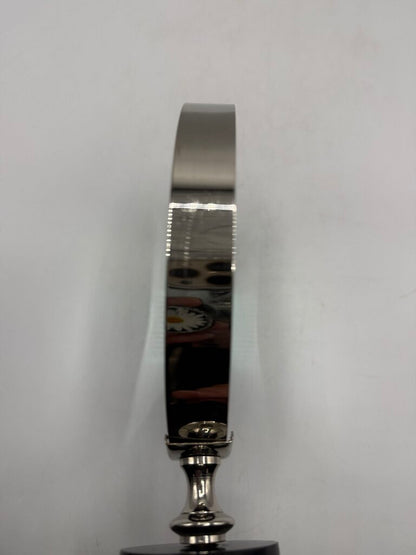 VTG 6” Diameter Magnifying Glass Horn Shape Handle /ro