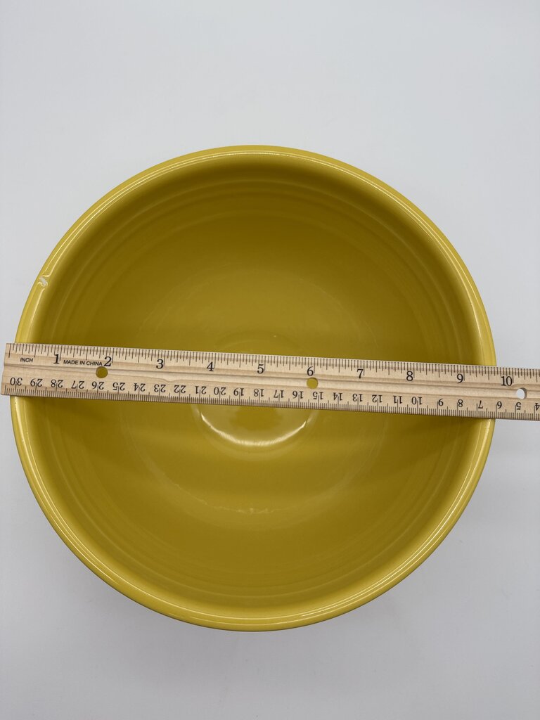 Fiesta HLC Yellow Footed 10” dia Mixing Bowl /rb