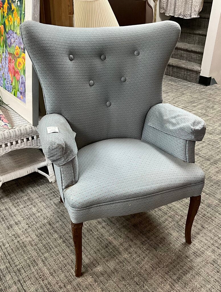 Blue Accent Arm Chair
