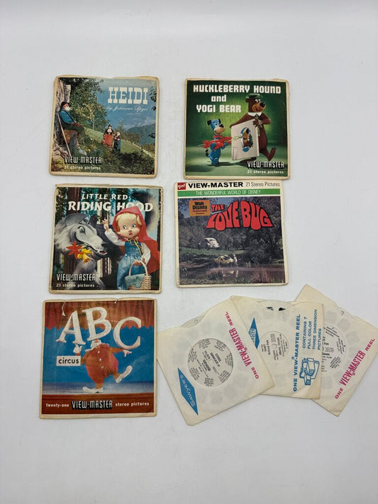 VTG View-Master lot of 5 Reels Stero Pictures Children’s Classics /ro