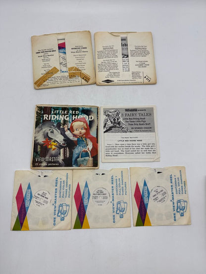VTG View-Master lot of 5 Reels Stero Pictures Children’s Classics /ro