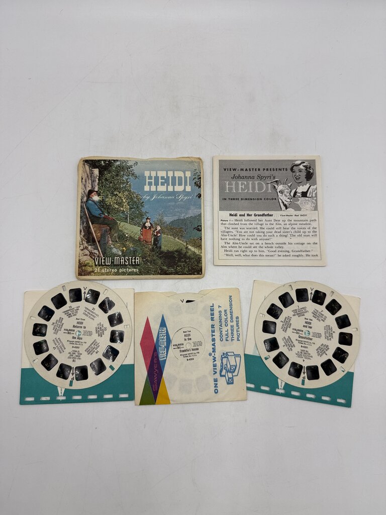 VTG View-Master lot of 5 Reels Stero Pictures Children’s Classics /ro