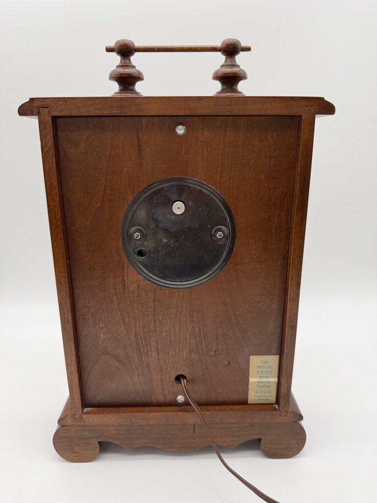 VTG Carl Forslund Quaint American Electric Mantel Clock /ro