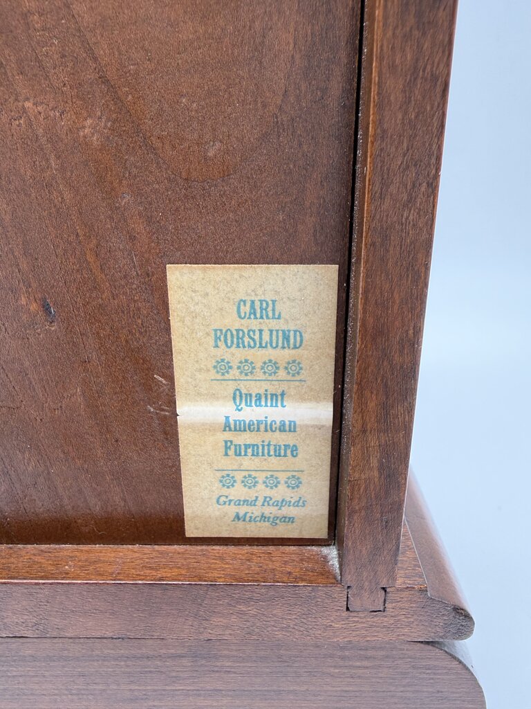 VTG Carl Forslund Quaint American Electric Mantel Clock /ro