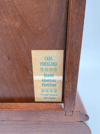 VTG Carl Forslund Quaint American Electric Mantel Clock /ro
