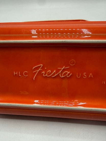 Set of 2 Fiesta Persimmon Utility Trays 12” Long /rb