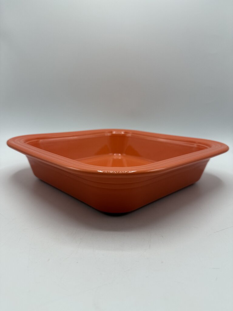 Homer Laughlin Fiesta Persimmon 10.5” Square Serving Dish /rb