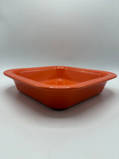 Homer Laughlin Fiesta Persimmon 10.5” Square Serving Dish /rb