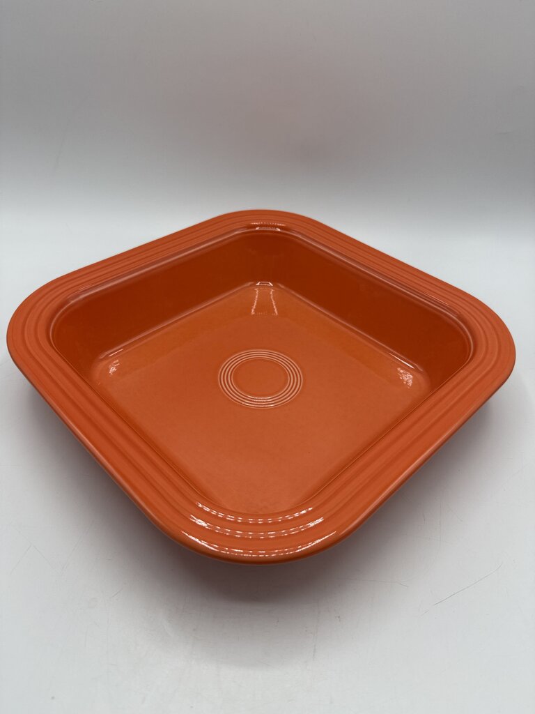 Homer Laughlin Fiesta Persimmon 10.5” Square Serving Dish /rb