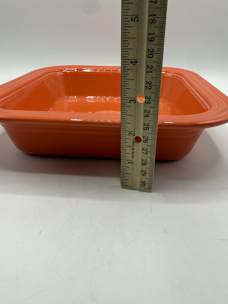 Homer Laughlin Fiesta Persimmon 10.5” Square Serving Dish /rb