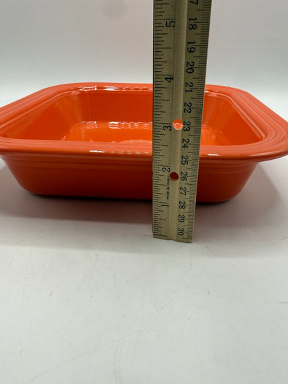 Homer Laughlin Fiesta Persimmon 10.5” Square Serving Dish /rb