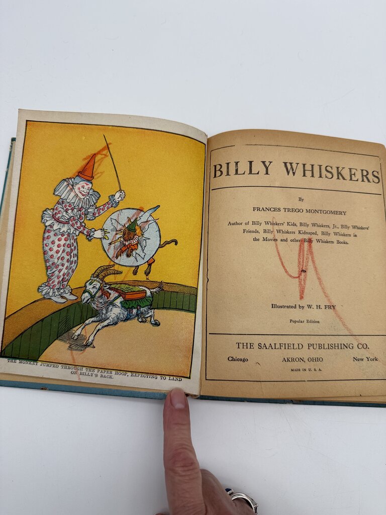 Antique Set of 4 Hard Cover Children’s Books /rb