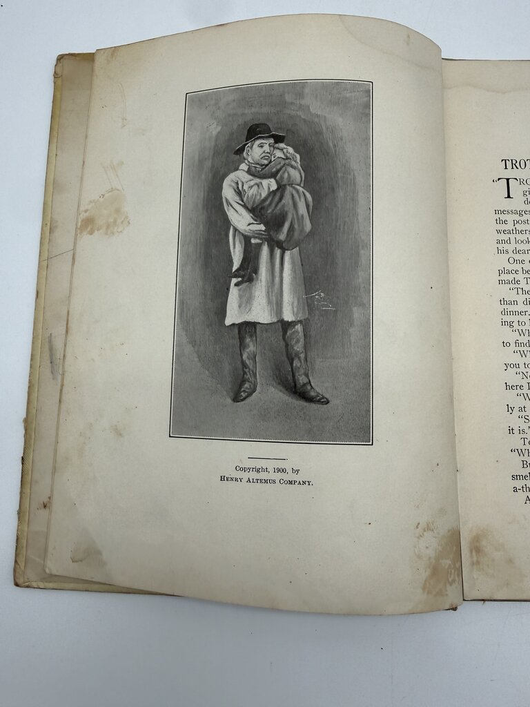 Antique Set of 4 Hard Cover Children’s Books /rb