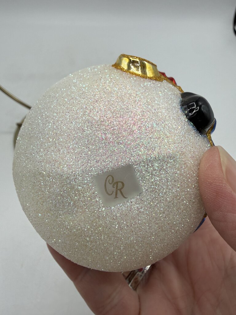 Christopher Radko Jolly All A-Round Snowman Ornament /ro