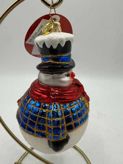 Christopher Radko Jolly All A-Round Snowman Ornament /ro
